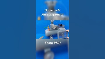 Homemade air compressor from PVC | #diy #powertools #inventions #machine #experiment #diyprojects