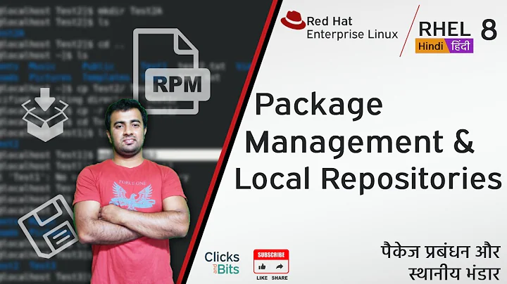 #12 - Package Management with Local Repository on Redhat Enterprise Linux (RHEL) 8  - Hindi