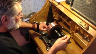 edison 1878 tinfoil phonograph / test # 2 / copper tape