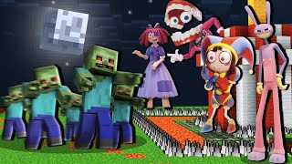 The Amazing Digital Circus Characters The Most Secure House vs Zombie In Minecraft by Cartoons Play 2,374 views 6 days ago 11 minutes, 11 seconds