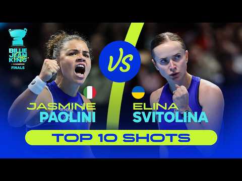 Video 10 BEST Shots from Paolini & Svitolina's thriller | 2025 BJK Cup Finals