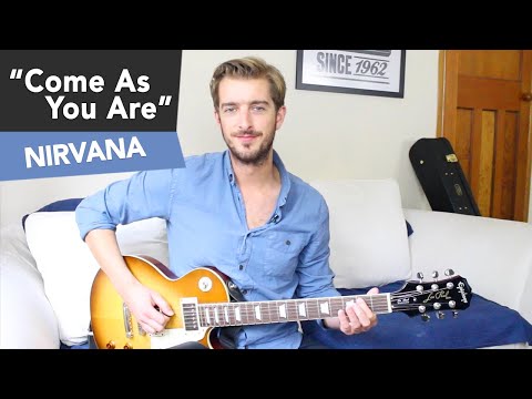 Nirvana "Come As You Are" Guitar Lesson - Easy Beginner Riff