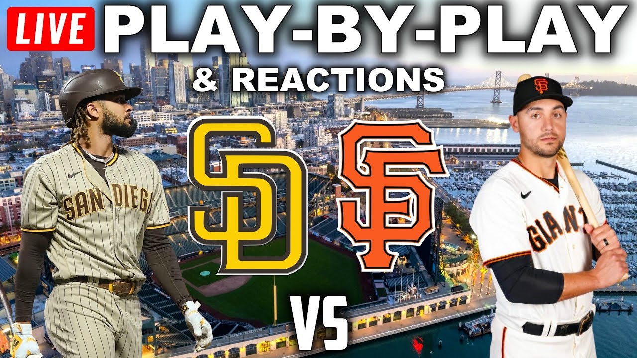 San Diego Padres vs San Francisco Giants | Live Play-By-Play & Reactions