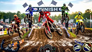 Offroad Jump & Stunt Bike Racing - Impossible Motocross Bike Raiders 3D - PC GamePlay #107 screenshot 3