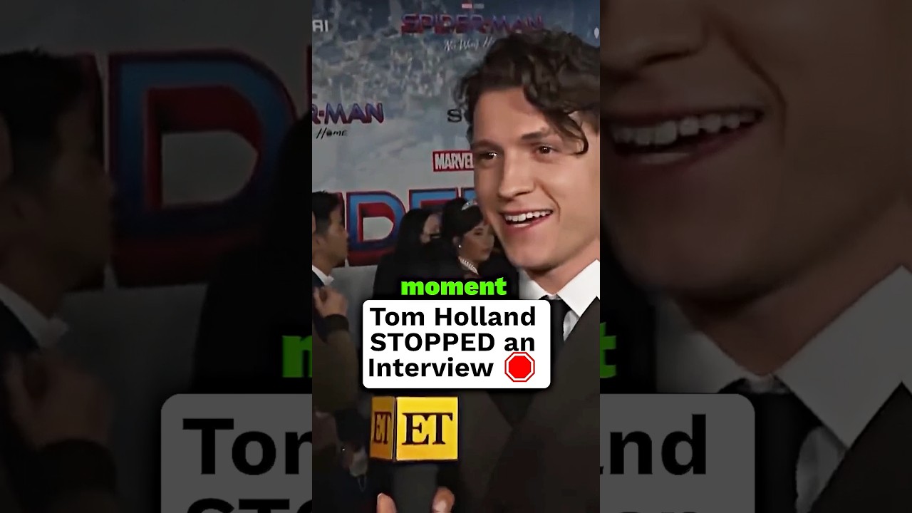 Tom Holland STOPPED an Interview 🛑