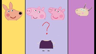 Wrong Head Peppa Pig Family Peppa Pig Match The Head Video For Kids