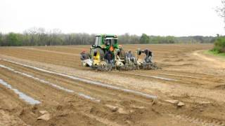 starting a round laying plastic