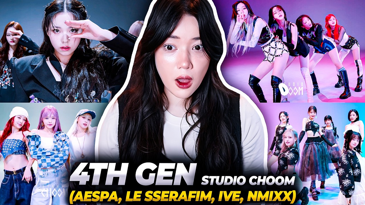 Old Kpop-Fan Reacts To Studio Choom Performances (aespa, Le Sserafim, IVE, NMIXX)