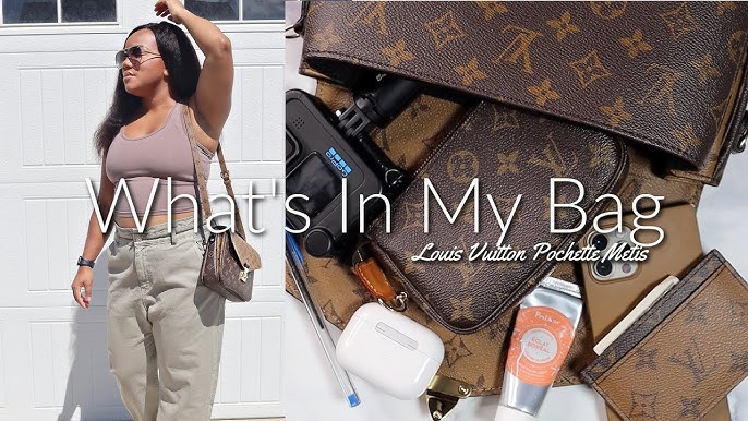Louis Vuitton Pochette Métis Empreinte Tourterelle + Whats In My Bag 
