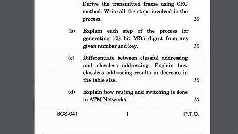 BCS-041 question paper june 2018