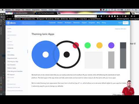 Dev. Environment | Ionic Theming intro