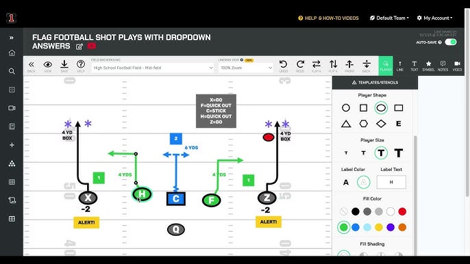 7v7 Flag Football Plays - 9 NFL Concepts - FirstDown PlayBook