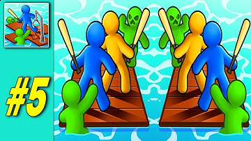 Zombie Raft - Gameplay Walkthrough Part 5 New Update(iOS,Android)