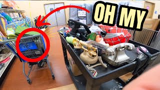 I Filled My GOODWILL Cart in 2 Minutes