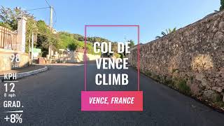 COL DE VENCE CLIMB ! - GOPRO HERO MINI 11