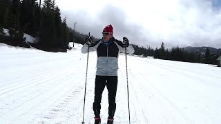 How to quickly correct pinching when double poling in cross country skiing