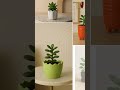 Stylish Home Décor Ideas | 4 Ceramic Flower Pots for Plants & Flowers #ceramic #homedecor