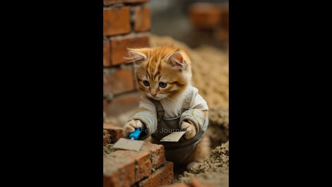 Poor kitten gets bullied at school 