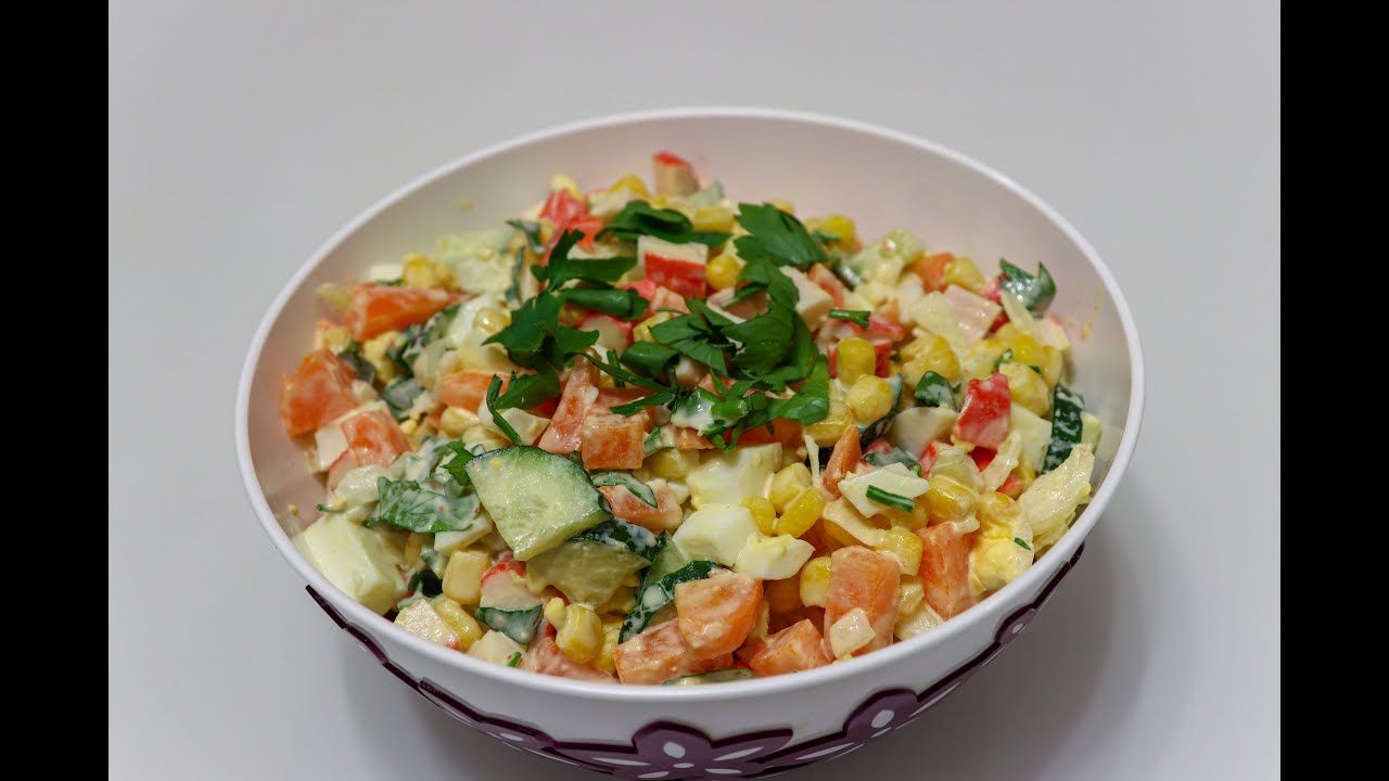 Crab Stick Salad YouTube