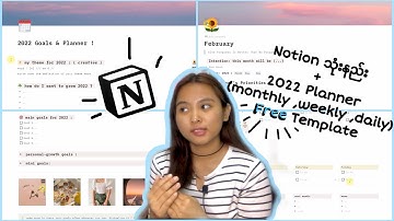 Notion // 2022 Planner + Free template