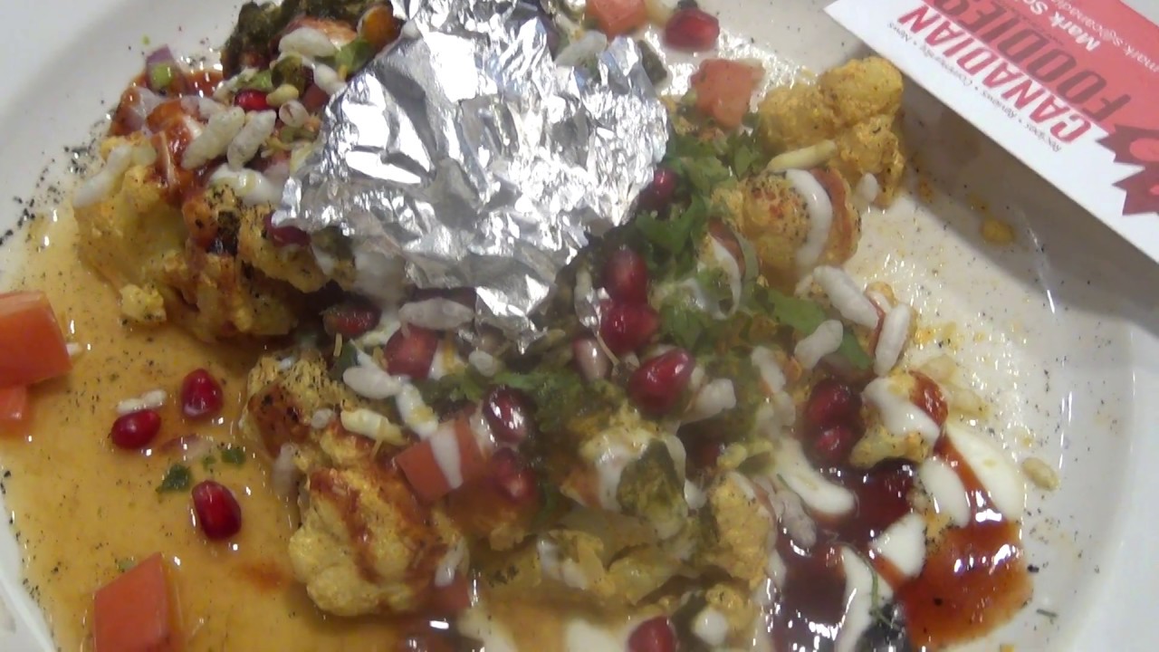 Chef Hemant Bhagwani sischuan  cauliflower chard - the movie @ Royal Fair, # 5