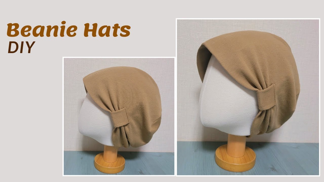 DIY Beanie Hats(adult)/비니모자(성인) 만들기/모자두건/Cap/반다나/Bandana