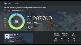 6.27 Ivanok Remo Prototypecv Hanamori Yumiri - Sendan Life Extra 99.68% 322Pp Fc - Osu