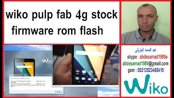 wiko pulp fab 4g stock firmware rom flash