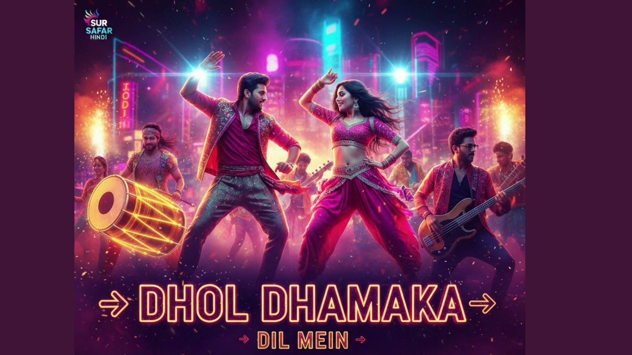 Dhol Dhamaka Dil Mein (ढोल धमाका दिल में) | High-Energy Bollywood Funk | Sur Safar Hindi