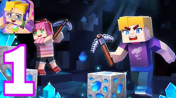 Block man Go - Gameplay Walkthrough Part 1 - SkyBlock (iOS, Android)