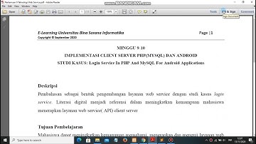 TEKNOLOGI WEB SERVICE PERTEMUAN 9-10