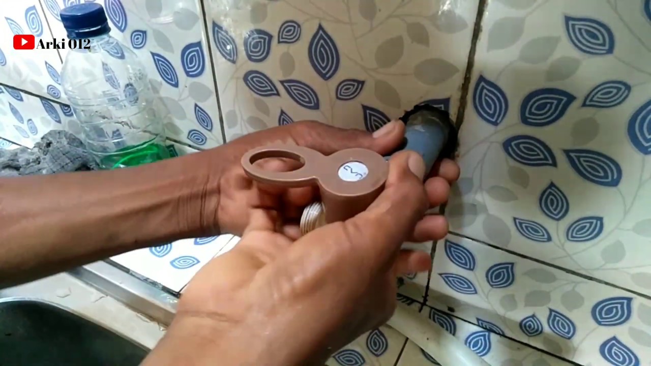 Cara memasang kran agar tidak bocor