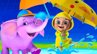 சம் சும் மழை பெய்தது | Cam cum maḻai peytatu | Barish Aayi Cham Cham | Tamil Nursery Rhymes Tamil