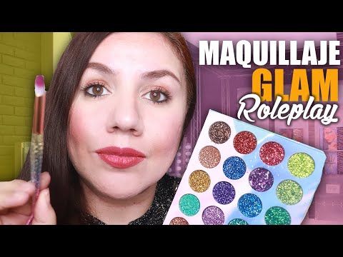 ASMR en Español Maquillaje Glamoroso para Concurso de Belleza / Murmullo Latino / Doing Your Makeup