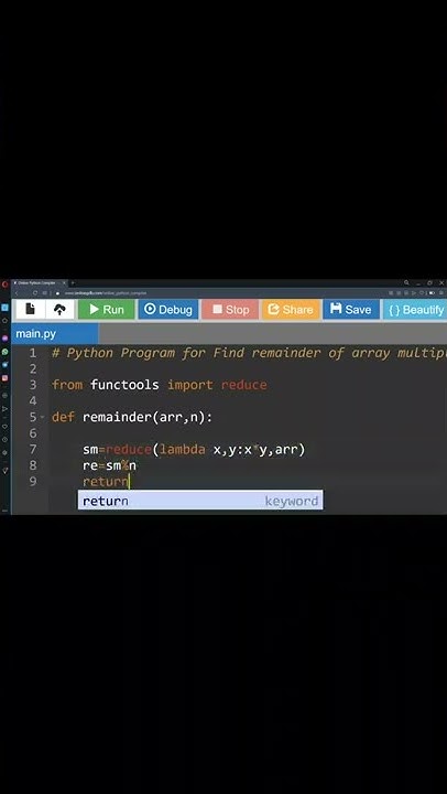 Python Program for Find remainder of array multiplication divided by n ...