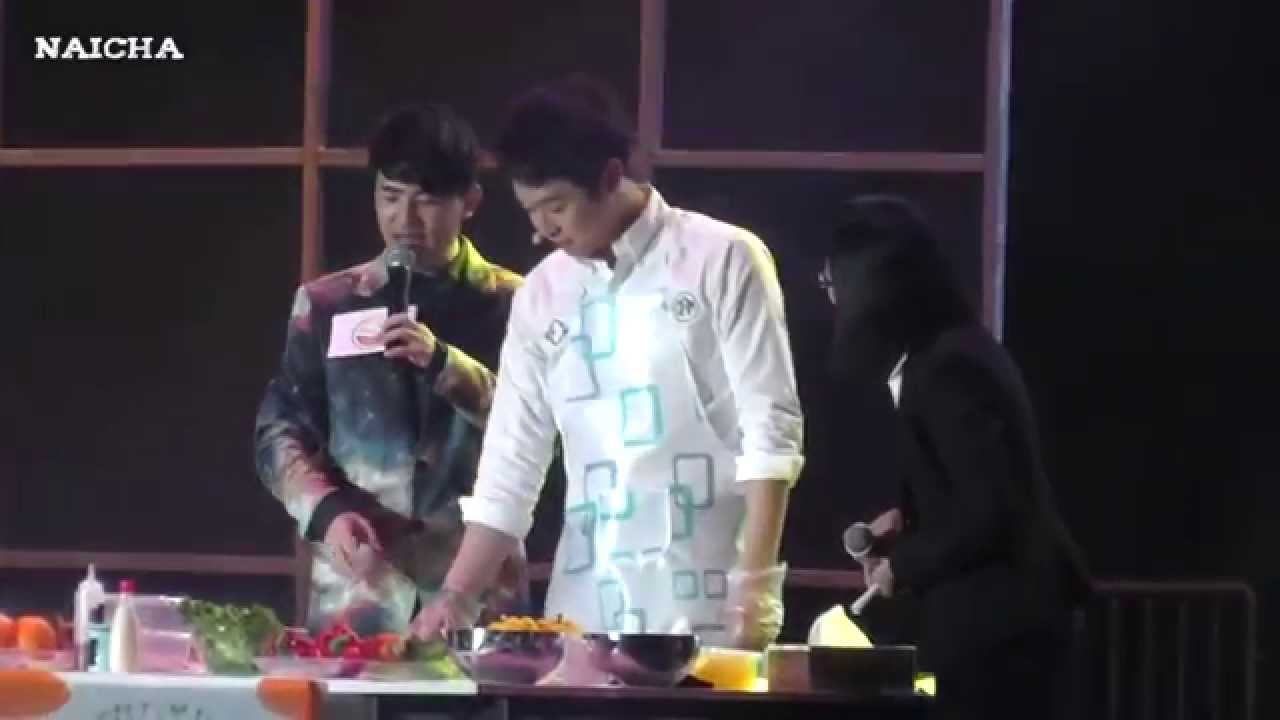 [ENG SUB] Yuchun cooking time (Kimbap) ユチョン 유천 (GZ FM)