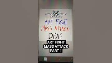 ART FIGHT MASS ATTACK IDEAS P1 #ARTFIGHT #MASSATTACK