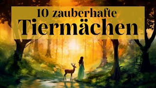 Märchen zum Einschlafen: 10 Tiermärchen |Entspannen mit Gute Nacht Geschichte | Grimm, Andersen u.a.