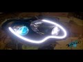 smart for two RGB Led devil eye headlight