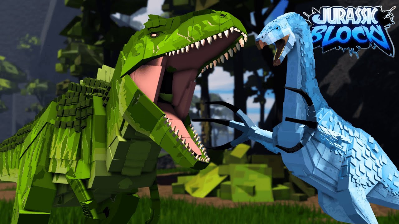COMPREI TODAS AS NOVAS SKINS DO GIGA E THERI!! | ROBLOX Jurassic Blocky