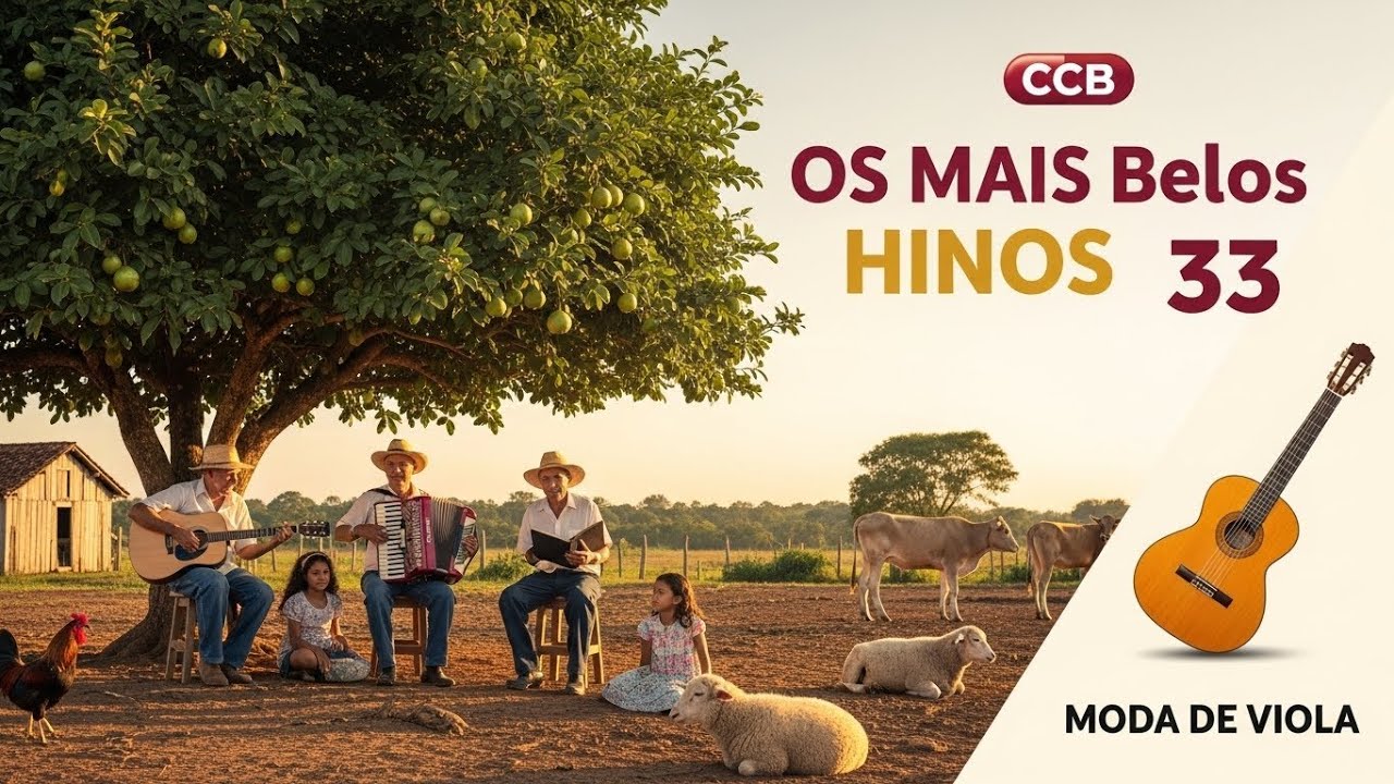 OS Mais Belos Hinos CCB | Moda de Viola | Para tocar seu coração