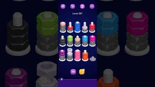 Nut Sort Level 287 Walkthrough | Nuts — Color Sort 287 solution