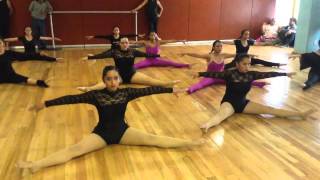ISTD Modern Grade 4 Hip Loosening Exercise Girls