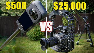 insta360 X3 vs $25,000 PRO Camera Crane