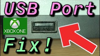 Xbox One How to Fix USB Port (Without opening) EASY NEW!