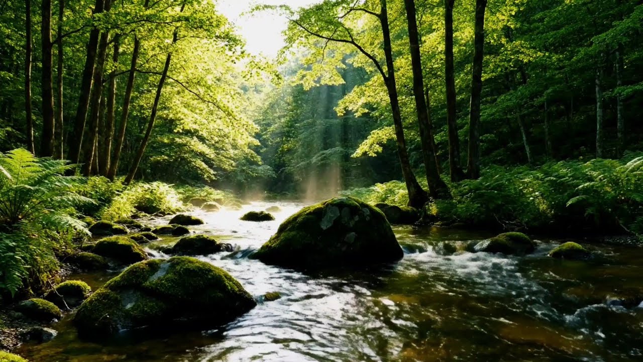 Relaxing River Sounds for Sleeping | Calm Your Mind & Reduce Stress Naturally (No Music)