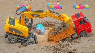 Excavator Toys with Dump Truck &amp; Blocks Toys