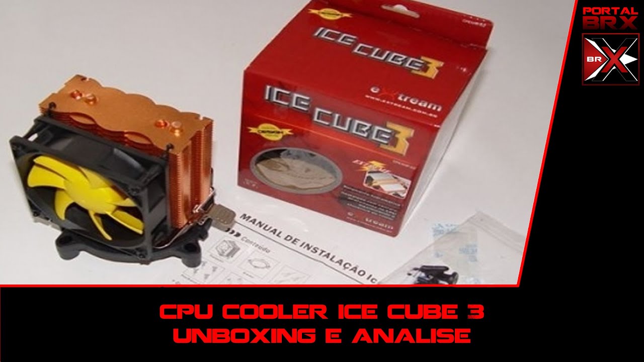 Ice Cube CPU Cooler Unboxing e Review YouTube