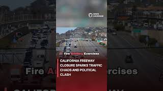 California Freeway Closure Sparks Traffic Chaos and Political Clash #politics