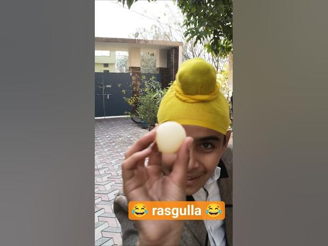 😂 rasgulla 😂 (Punjabi funny video) #freestyle #rap #hiphop #comedy#funny#trending #shorts#viral#song